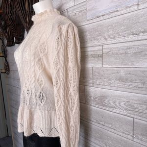 Express long sleeve peplum women's top